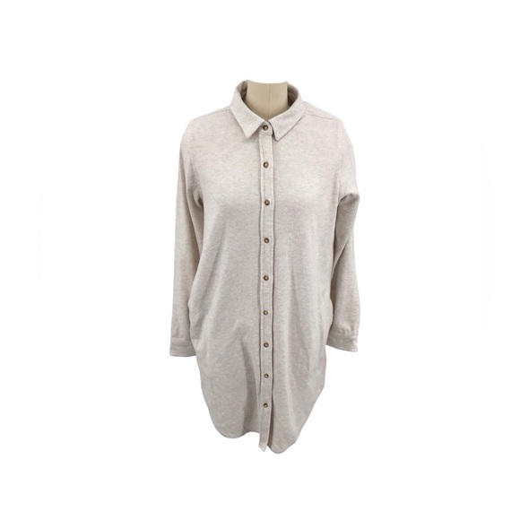Faherty Light Beige Button-Down Shirt - Picture 1 of 5